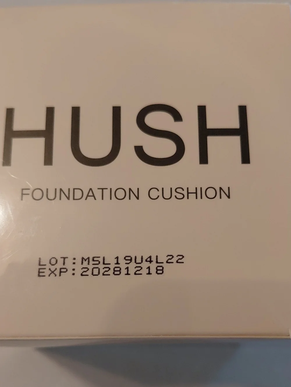 Hush Glow Foundation Cushion Ivory Exp 2028 Factory Sealed Makeup W/ Instruction